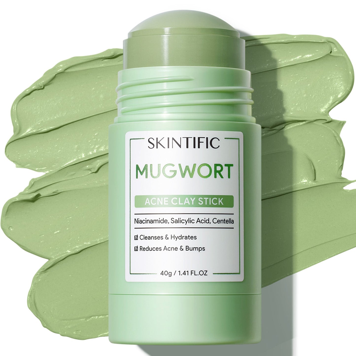 Mugwort Clay Stick Mask — SKINTIFIC