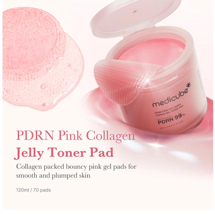 Salmon DNA PDRN Pink Collagen Jelly Pad — Medicube